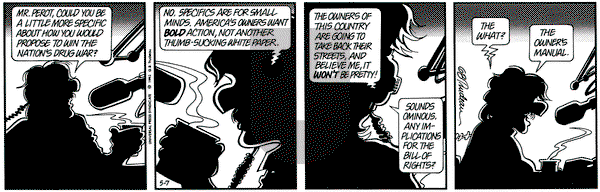 Doonesbury on Thursday May 7, 1992 Comic Strip