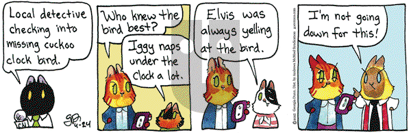 Breaking Cat News on Thursday April 24, 2025 Comic Strip