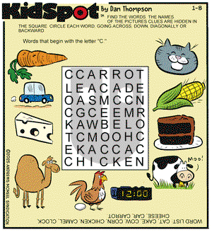 KidSpot on Wednesday January 8, 2025 Comic Strip