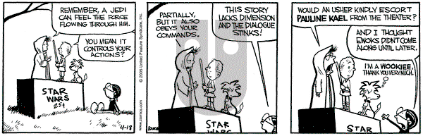 Grand Avenue on Monday April 18, 2005 Comic Strip