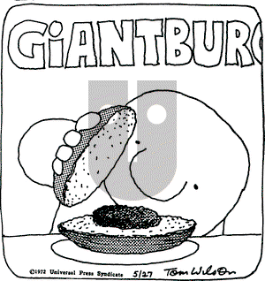 Ziggy on Saturday May 27, 1972 Comic Strip