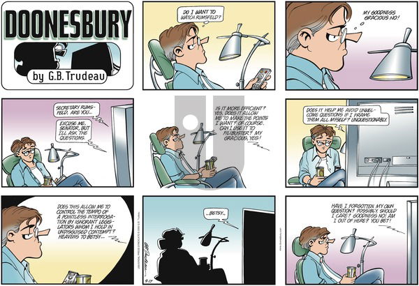 Doonesbury on Sunday September 17, 2006 Comic Strip