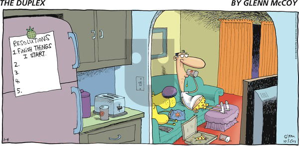 The Duplex on Sunday January 4, 2015 Comic Strip