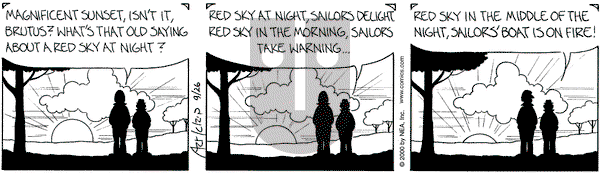 The Born Loser - Tuesday September 26, 2000 Comic Strip