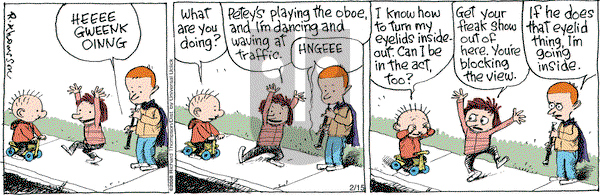 Cul de Sac on Friday February 15, 2013 Comic Strip