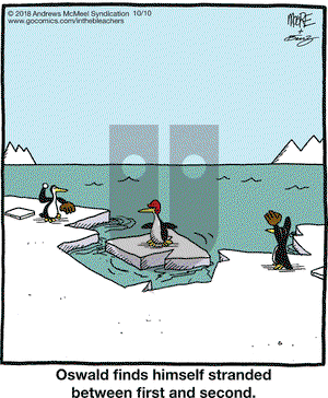 In the Bleachers on Wednesday October 10, 2018 Comic Strip
