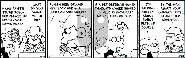 FoxTrot - Friday December 29, 2000 Comic Strip