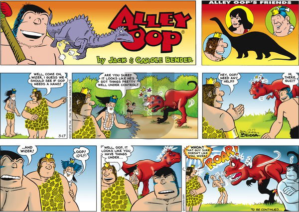 Alley Oop on Sunday March 17, 2013 Comic Strip