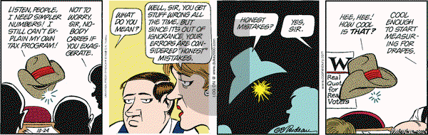 Doonesbury on Tuesday October 24, 2000 Comic Strip