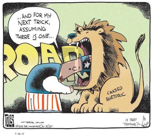 Tom Toles - Sunday January 16, 2011 Comic Strip