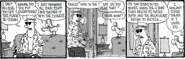 Monty on Wednesday December 26, 2007 Comic Strip