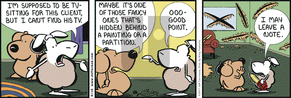 DeFlocked on Saturday September 16, 2017 Comic Strip