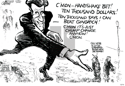Pat Oliphant on Wednesday December 14, 2011 Comic Strip