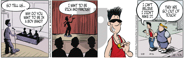 Baldo on Wednesday March 25, 2015 Comic Strip