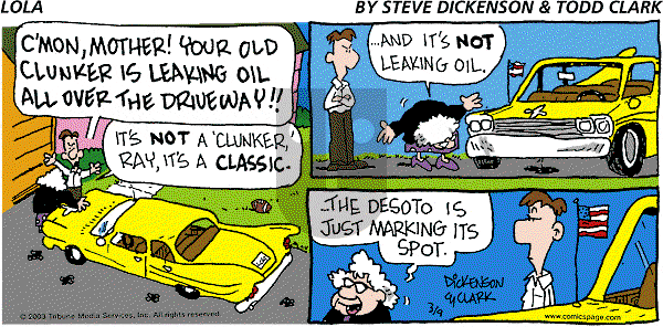 Lola on Sunday March 9, 2003 Comic Strip