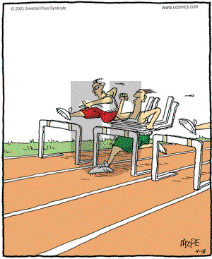 In the Bleachers on Friday April 18, 2003 Comic Strip
