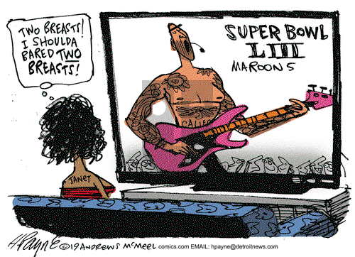 Henry Payne on Thursday February 7, 2019 Comic Strip