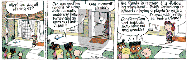 Cul de Sac on Monday August 16, 2010 Comic Strip