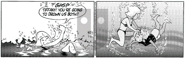 Luann on Friday July 21, 2000 Comic Strip