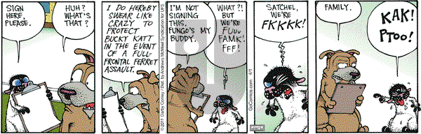 Get Fuzzy - Saturday April 1, 2023 Comic Strip