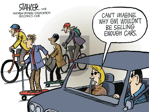 Jeff Stahler on Thursday November 29, 2018 Comic Strip