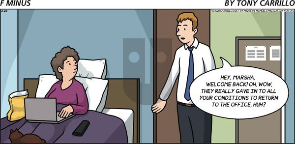 F Minus on Sunday March 23, 2025 Comic Strip