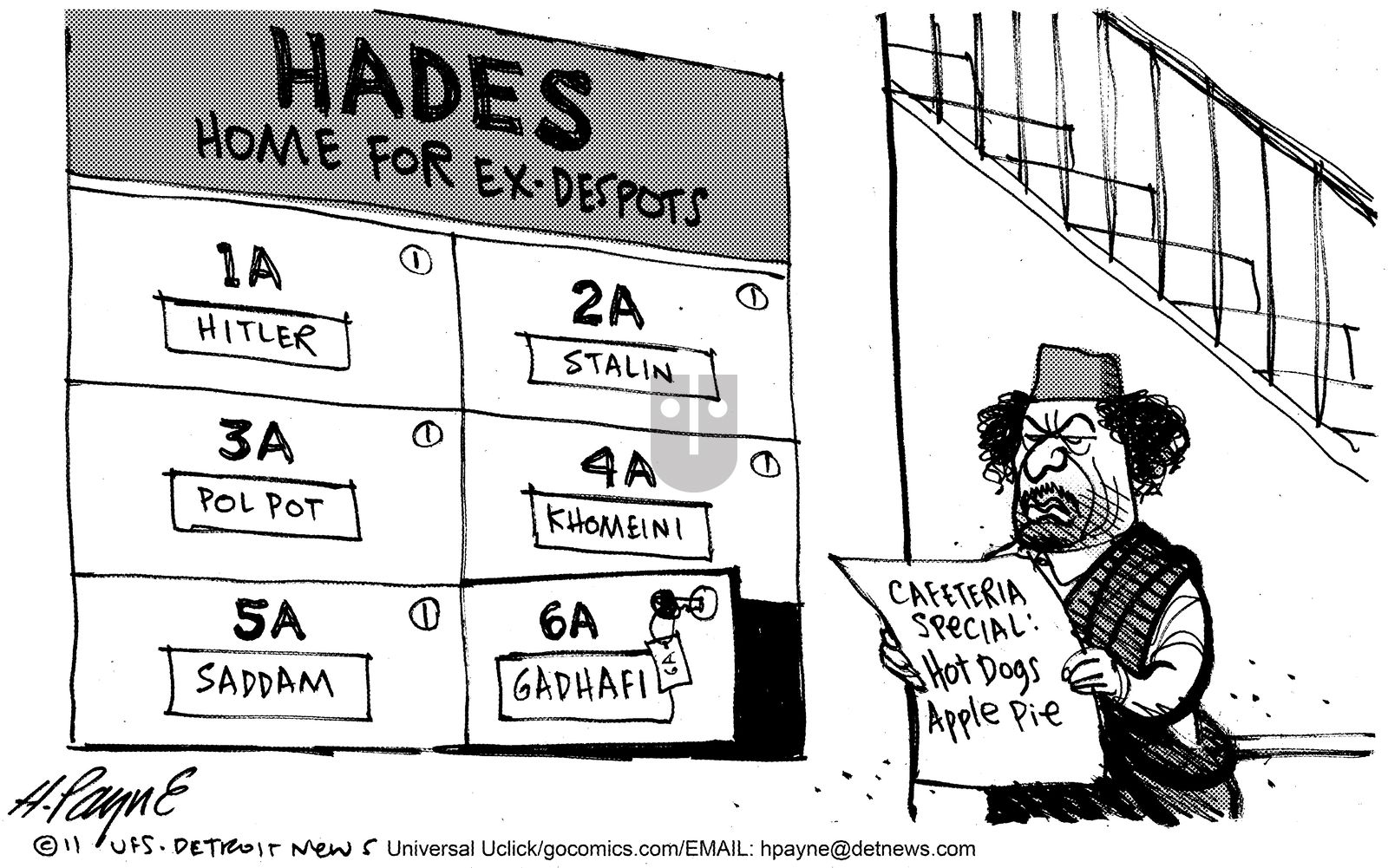 Henry Payne - Saturday October 22, 2011 Comic Strip
