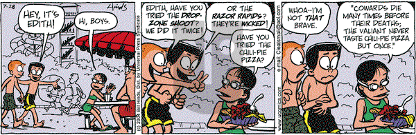Cleats on Wednesday July 28, 2004 Comic Strip