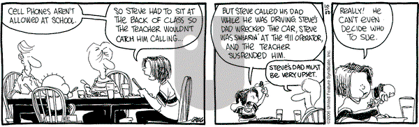 The Buckets on Monday October 30, 2006 Comic Strip
