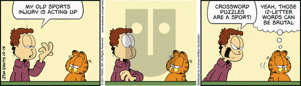 Garfield on Thursday October 19, 2017 Comic Strip