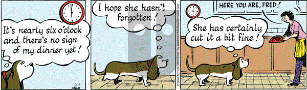 Fred Basset on Wednesday June 12, 2019 Comic Strip