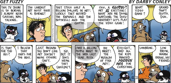 Get Fuzzy on Sunday April 27, 2025 Comic Strip