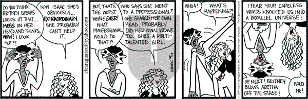 Clear Blue Water on Monday November 5, 2007 Comic Strip
