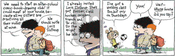 Cul de Sac on Tuesday April 17, 2012 Comic Strip