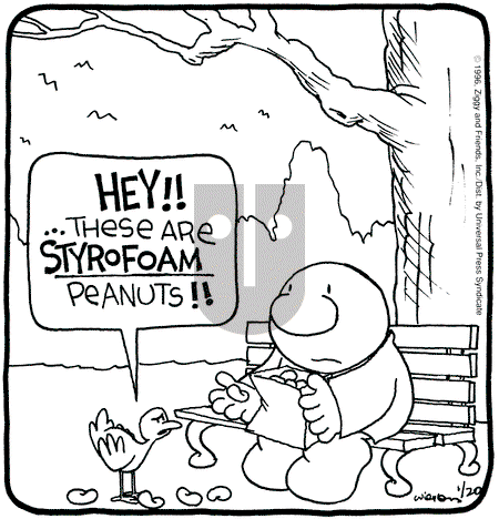Ziggy - Saturday January 20, 1996 Comic Strip