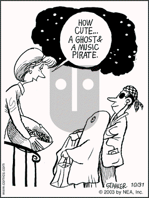 Moderately Confused on Friday October 31, 2003 Comic Strip