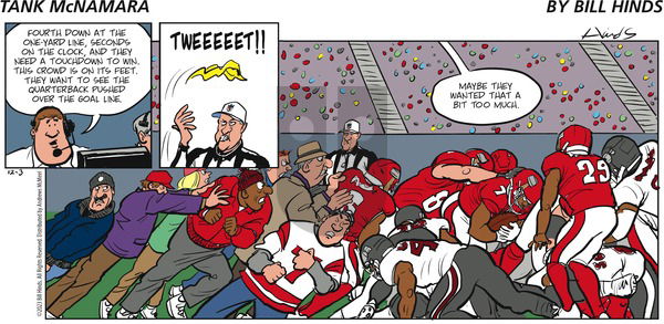 Tank McNamara - Sunday December 3, 2023 Comic Strip