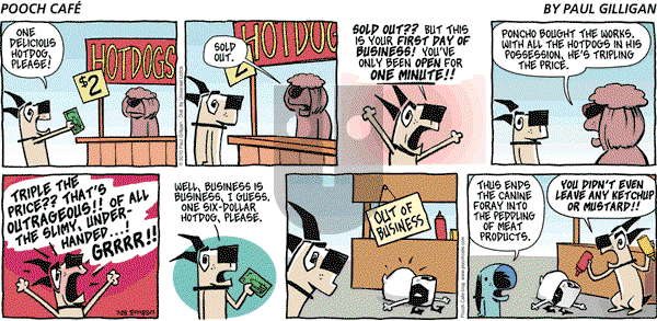 Pooch Cafe on Sunday July 25, 2010 Comic Strip