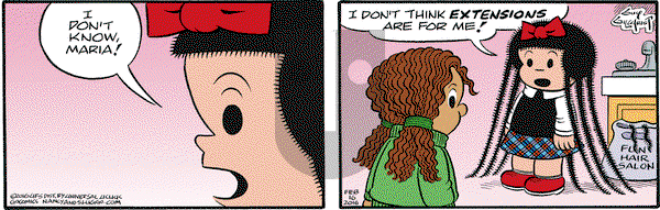 Nancy on Tuesday February 16, 2016 Comic Strip