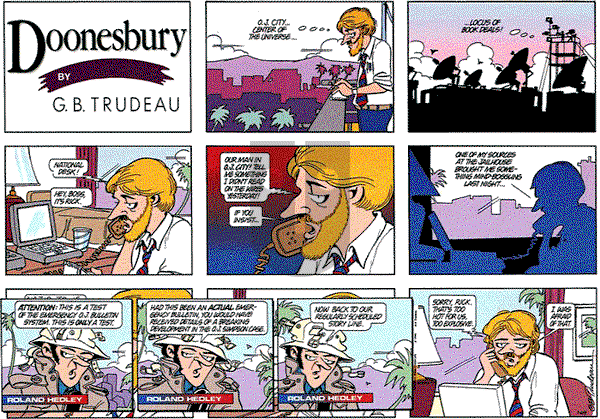 Doonesbury on Sunday January 29, 1995 Comic Strip