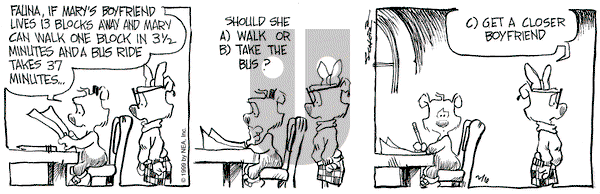 The Grizzwells - Saturday February 6, 1999 Comic Strip