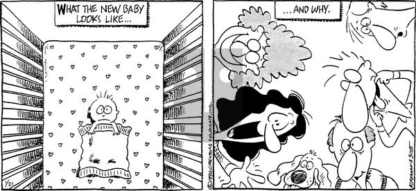 Baby Blues on Sunday January 21, 1990 Comic Strip