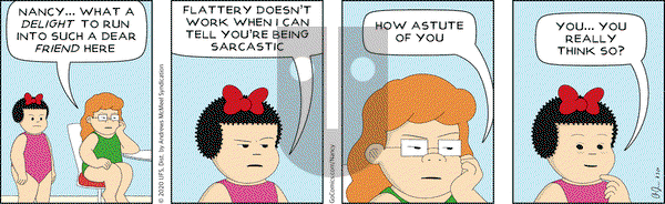 Nancy on Monday August 3, 2020 Comic Strip