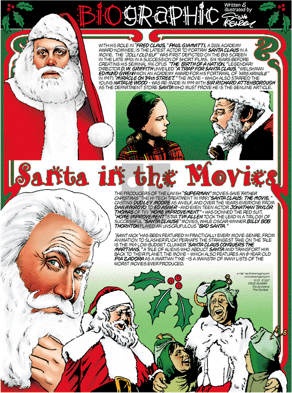 Biographic on Sunday December 23, 2007 Comic Strip