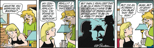 Doonesbury on Monday July 9, 2001 Comic Strip