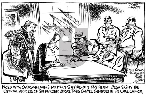 Pat Oliphant on Sunday September 10, 1989 Comic Strip
