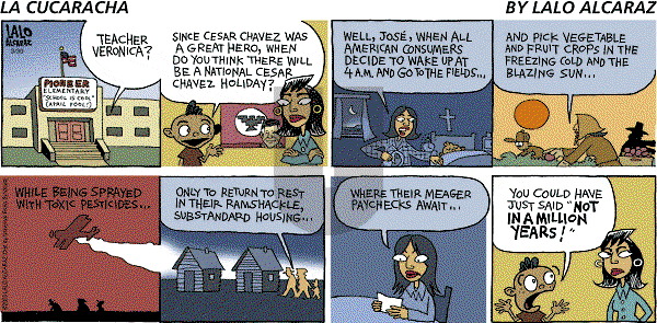 La Cucaracha on Sunday March 30, 2003 Comic Strip