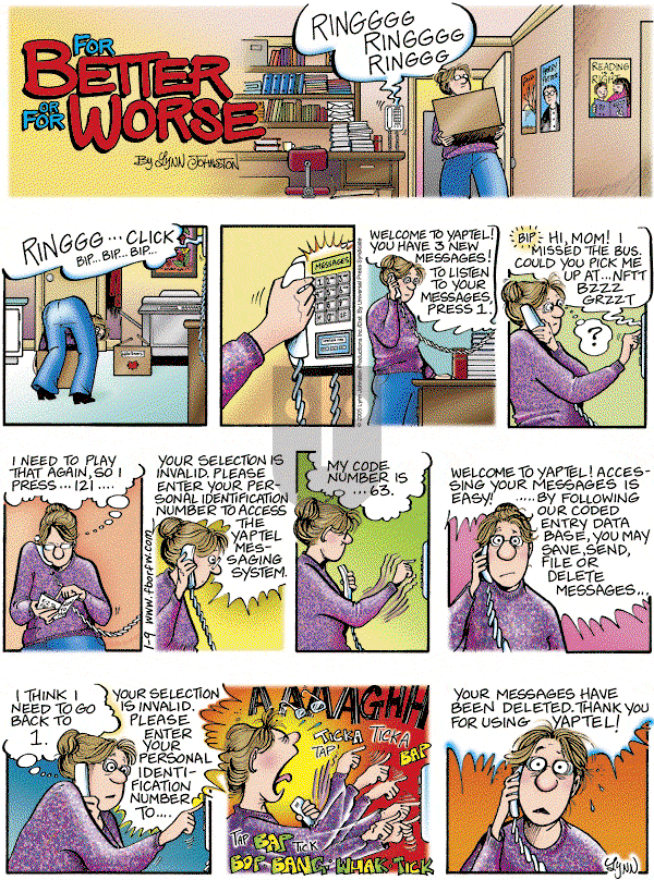 For Better or For Worse - Sunday January 9, 2005 Comic Strip