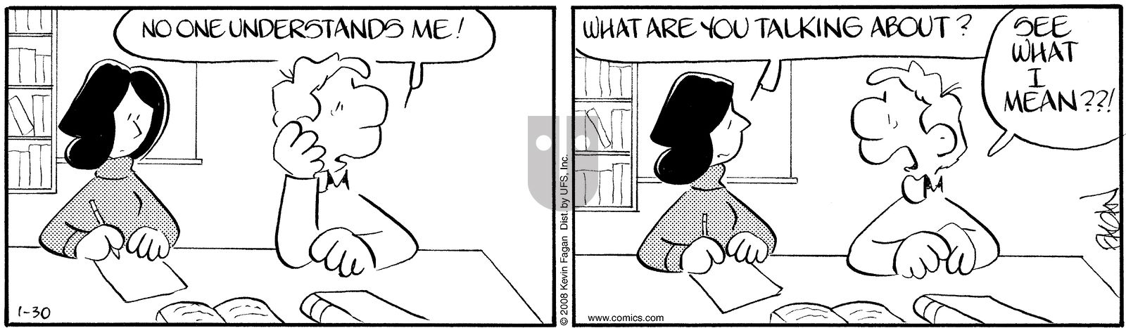 Drabble - Wednesday January 30, 2008 Comic Strip