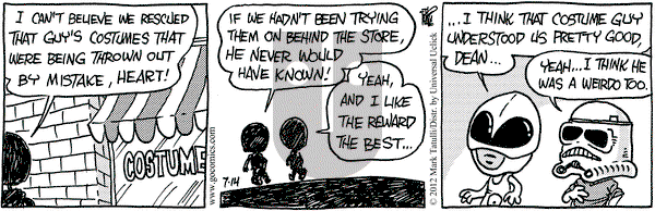 Heart of the City on Saturday July 14, 2012 Comic Strip
